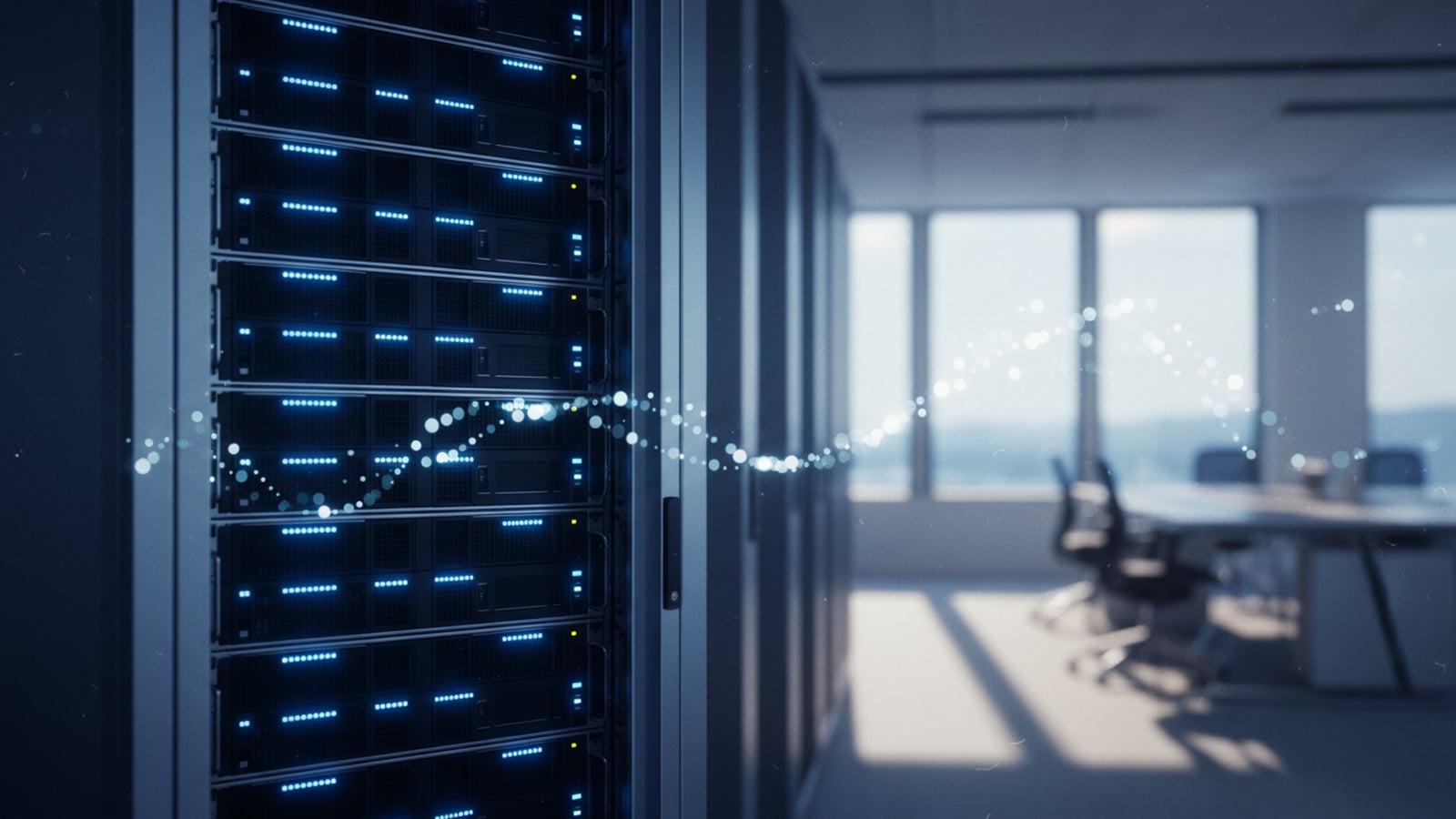 Three cloud logos on a whiteboard.